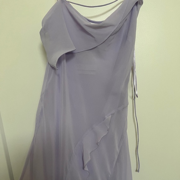 Mango Lavender Ruffle Dress - Picture 6 of 7
